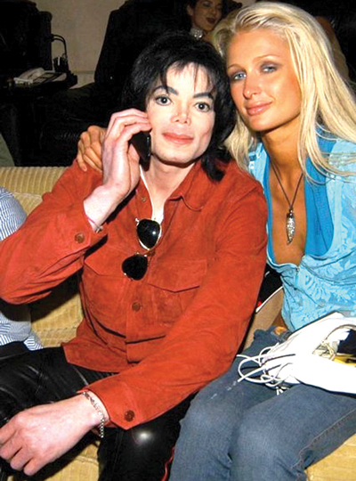 Michael Jackson and Paris Hilton
