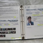 108 - My Scrap Book From Working At The Michael Jackson World Network 2003
