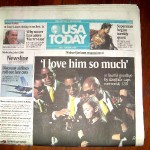 153 - USA Today after Michael Jackson's Memorial