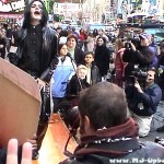 Performing his heart out!
