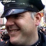 This Officer was caught dancing to Michael's music!