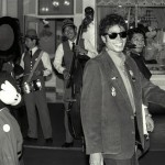 MICHAEL JACKSON IS FOLLOWED BY MICKEY MOUSE IN TOKYO DISNEYLAND.