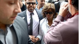 MJ’s siblings, Randy and Rebbi, arrive at Court (Photos)