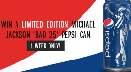 Competition: Win Limited Edition MJ Pepsi Cans!