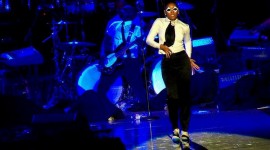 Janelle Monae Moonwalks On Stage