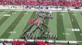 OSU Band Does Collective Moonwalk! (VIDEO)