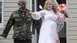 Ohio couple joined in zombie-themed wedding