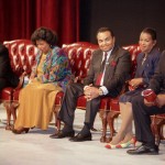 Members of superstar Michael Jackson's family meet