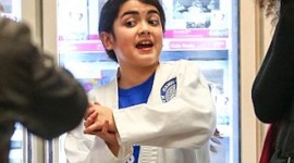 Blanket Jackson After Winning New Karate Belt