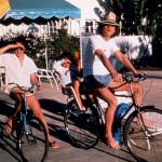 John, Julian & Sean Lennon Ride Bikes, 1979