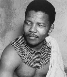Nelson Mandela, activist against Apartheid, here in his youth c. 1950