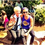 Omer with mom Pia
