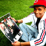 Omer Holding Picture Of himself and MJ