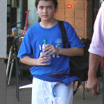 Semi-Exclusive... Blanket Jackson Goes To His Karate Class
