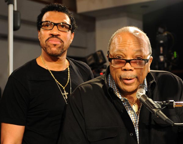 Lionel Richie and Quincy Jones