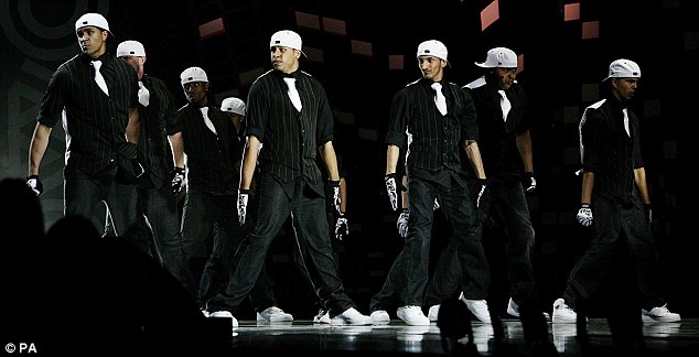 Diversity performing on stage at the 2009 MOBO awards at the SECC in Glasgow