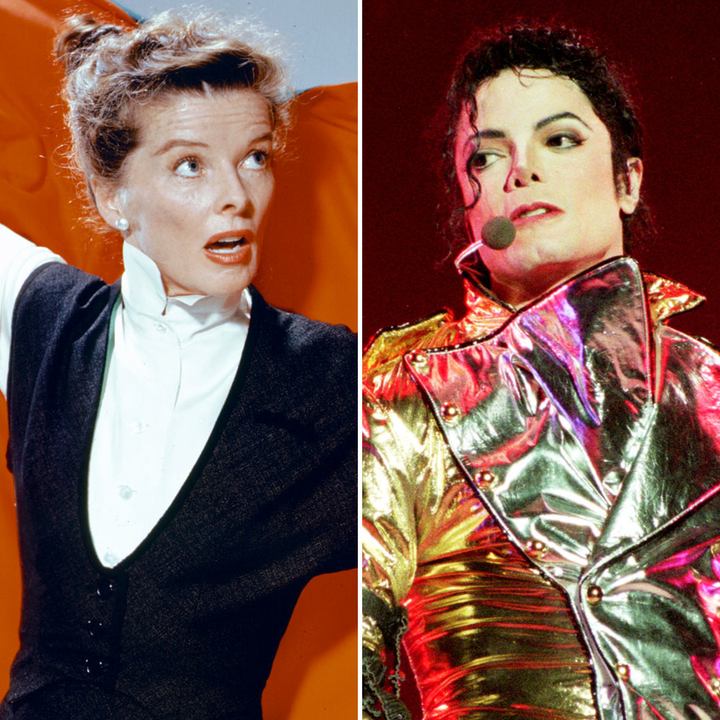 Michael Jackson and Katharine Hepburn